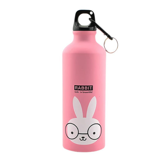 Aluminium Cartoon Sports Mug Cartoon Image Children's Water Cup Stainless Steel Water Bottle with Lid Insulated Mug Coffee Mug